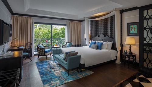 Suite ejecutiva, balcón