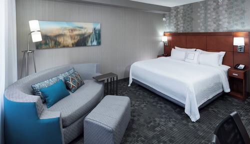 Habitación, 1 cama de matrimonio grande con sofá cama, vistas a la montaña