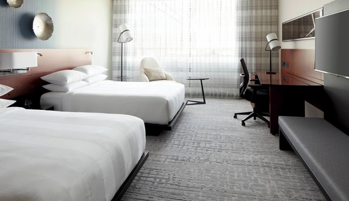 Habitación, 2 camas de matrimonio, no fumadores