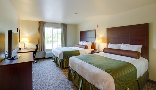 Habitación, 2 camas de matrimonio, accesible para personas con discapacidad, no fumadores