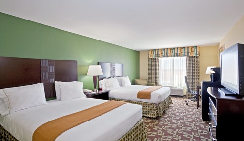 Habitación estándar, 2 camas de matrimonio, accesible para personas con discapacidad (Mobil Tub)