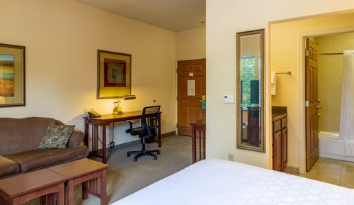 Suite estudio, 1 cama de matrimonio, cocina