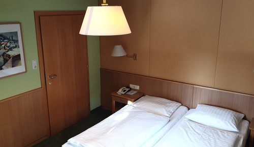 Habitación clásica doble, vistas al jardín, en edificio anexo