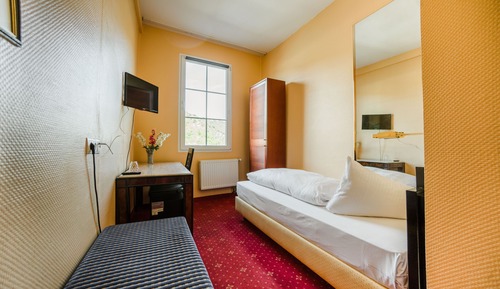 Habitación individual, vistas al río