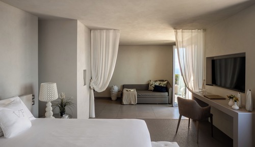 Suite junior, terraza, vistas al mar
