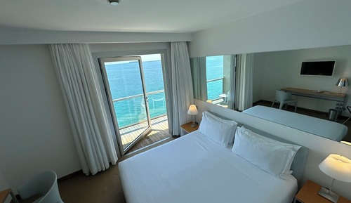 Habitación, 2 camas individuales, balcón, vistas al mar