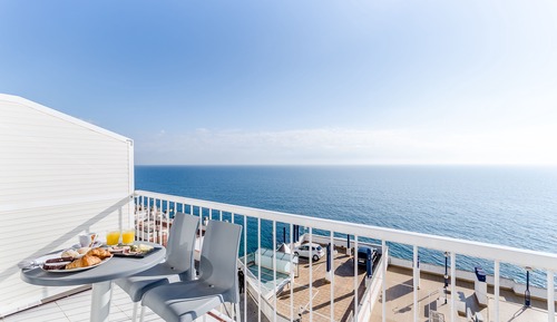 Habitación doble superior, vistas al mar