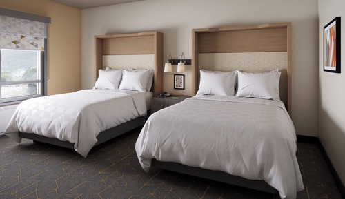 Habitación estándar, 2 camas de matrimonio, no fumadores (Communications)