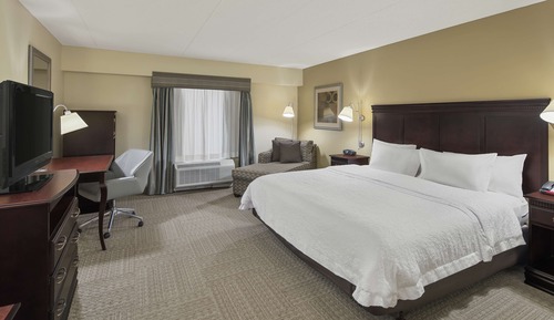 Habitación, 1 cama de matrimonio grande (Roll-In Shower, Mobility & Hearing)