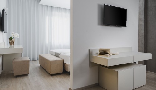 Habitación Deluxe, 1 cama de matrimonio con sofá cama, no fumadores