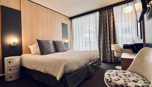 Habitación doble, terraza, vistas al mar