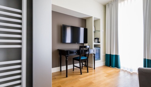 Habitación panorámica doble, terraza, vistas al lago