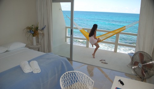 Habitación doble, vistas al mar