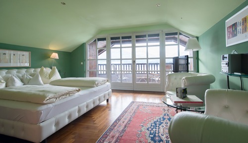 Suite estudio panorámica, vistas al lago