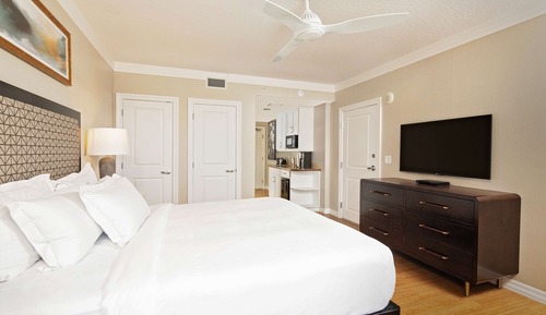 Estudio, 1 cama de matrimonio grande, accesible para personas con discapacidad (Hearing)