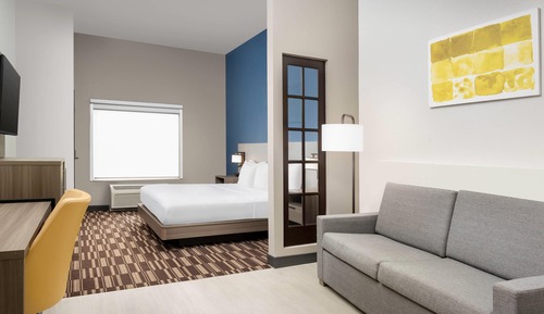 Suite, 1 cama de matrimonio grande con sofá cama, accesible para personas con discapacidad