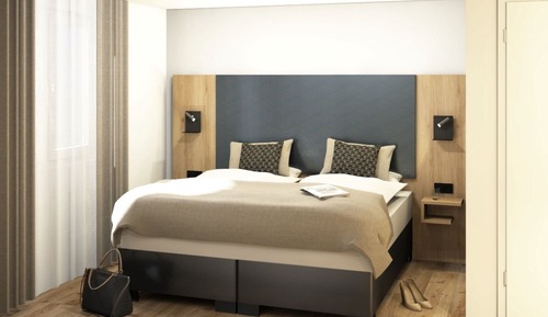 Habitación clásica con 1 cama doble o 2 individuales, vistas a la montaña