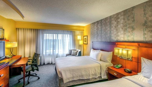 Habitación, 2 camas de matrimonio, no fumadores