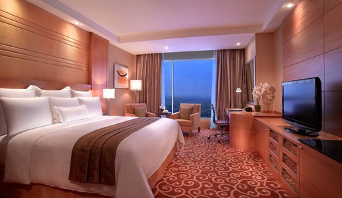 Habitación panorámica, 1 cama de matrimonio grande, no fumadores, vistas a la ciudad