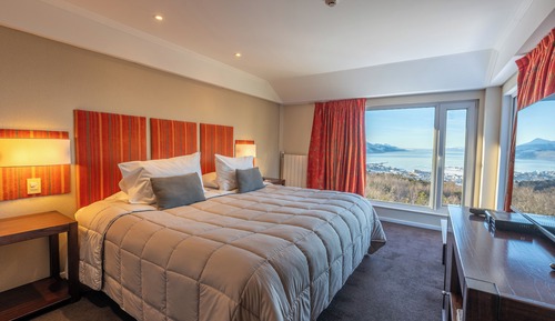 Habitación familiar, vistas a la bahía