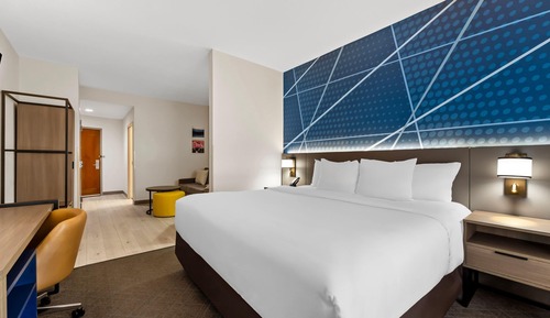 Suite, 1 cama de matrimonio grande con sofá cama, accesible para personas con discapacidad