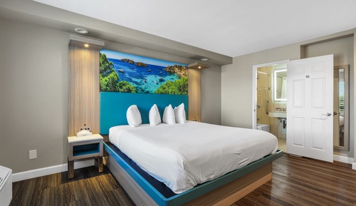 Habitación individual económica, 1 cama de matrimonio grande