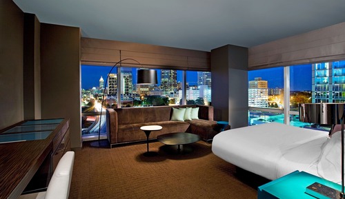 Suite estudio, 1 cama de matrimonio grande (Mobility Accessible, Roll-In Shower)