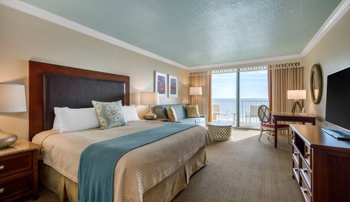 Habitación Deluxe, 1 cama de matrimonio grande, vistas al mar (Roll-in Shower)