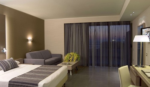 Habitación familiar, vistas al mar