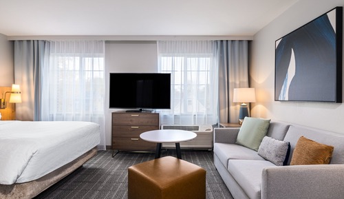 Suite estudio, 1 cama de matrimonio, cocina