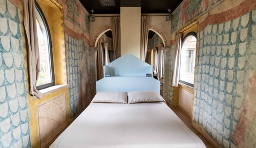 Habitación romántica, vistas a la ciudad