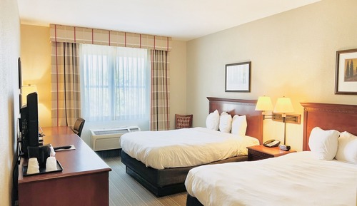 Habitación, 2 camas de matrimonio, accesible para personas con discapacidad, no fumadores