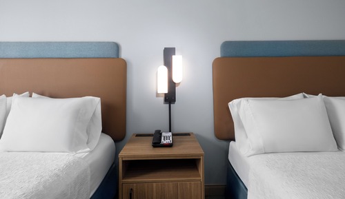 Habitación, 2 camas de matrimonio, accesible para personas con discapacidad, no fumadores