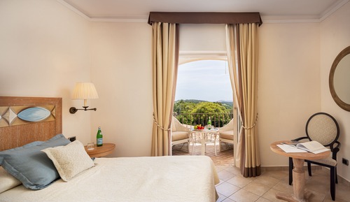 Habitación doble superior, vistas al jardín