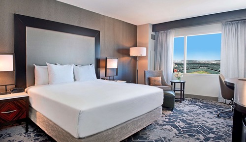 Habitación, 1 cama de matrimonio grande, vistas al parque