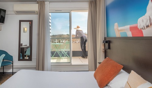 Habitación doble superior, balcón