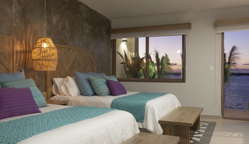 Suite de diseño, 1 habitación, cocina, frente a la playa