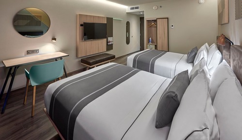 Habitación, 2 camas dobles, no fumadores