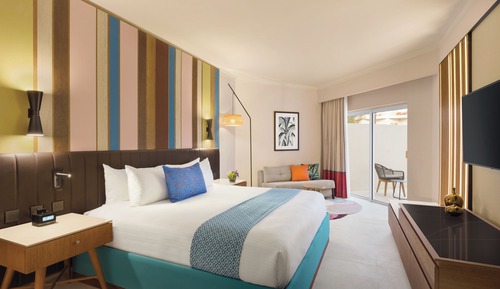 Habitación Deluxe, 1 cama de matrimonio grande, vistas al jardín