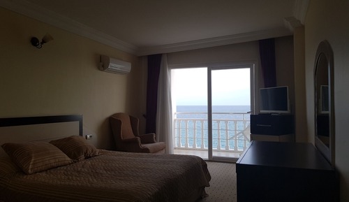 Habitación estándar doble, 1 cama de matrimonio, vistas al mar