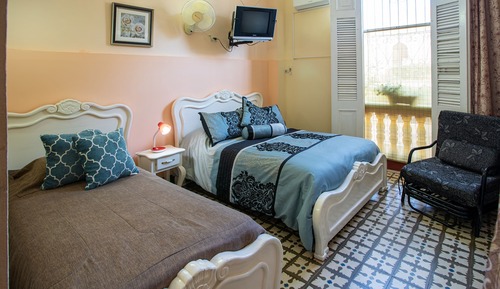 Habitación triple clásica, varias camas, no fumadores