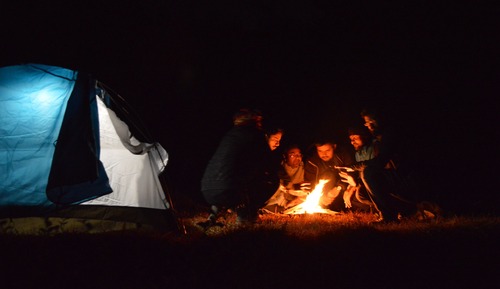 Tienda, 1 cama doble, no fumadores, vistas a la montaña
