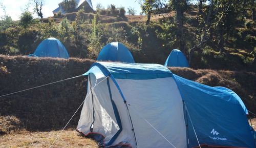 Tienda, 1 cama individual, no fumadores, vistas a la montaña