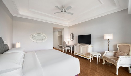 Habitación Deluxe, 1 cama de matrimonio grande, no fumadores, vistas al mar (Balcony)