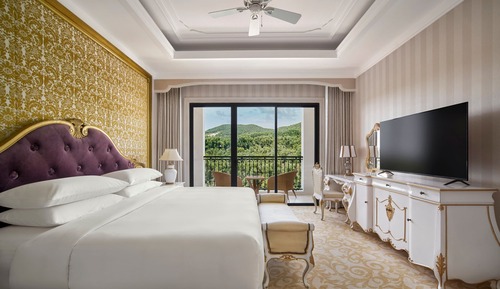 Suite ejecutiva, 1 cama de matrimonio grande, no fumadores, vistas al jardín (Balcony)