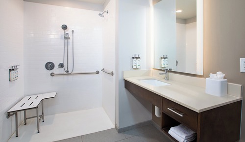 Suite, 1 habitación, accesible para personas con discapacidad (Communications, Roll-In Shower)