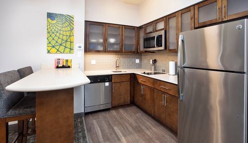 Suite estudio, 1 cama de matrimonio, cocina (Mobility, Accessible Tub)