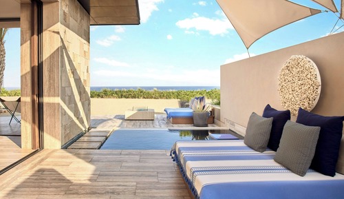 Habitación, 1 cama de matrimonio grande, no fumadores, frente a la playa