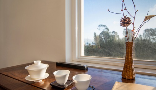 Habitación familiar, 1 cama de matrimonio con sofá cama, no fumadores, vistas al lago