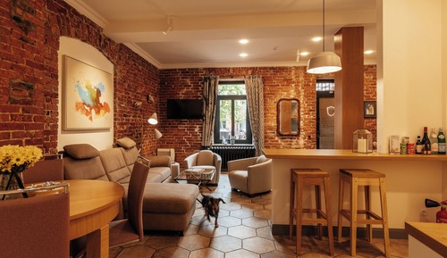 Apartamento familiar, cocina, vistas al jardín